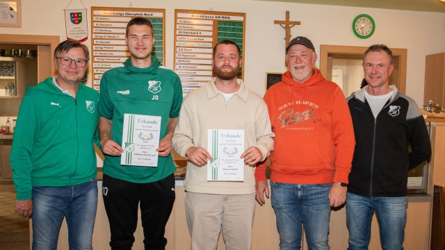 Ehrungen beim FCS - Zwei Spieler im 200er-Club